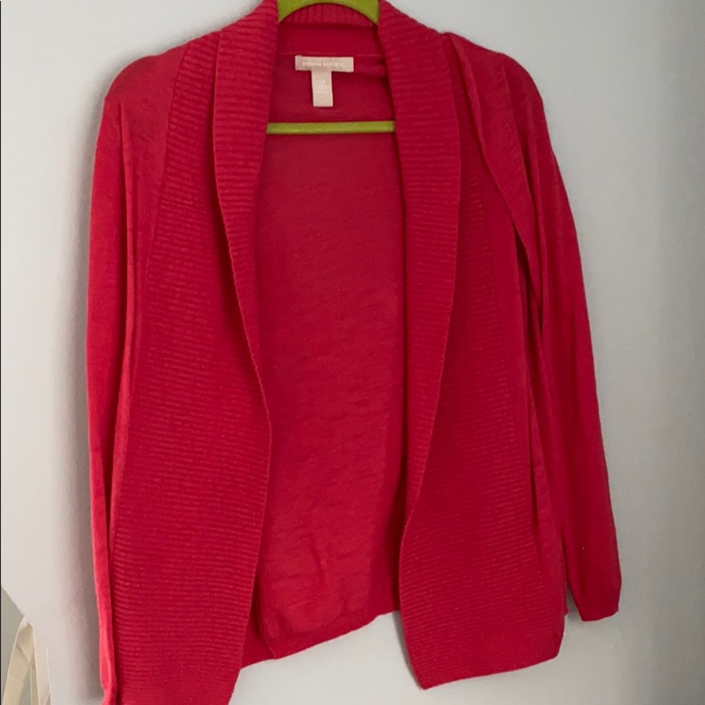 Coral color Cardigan
